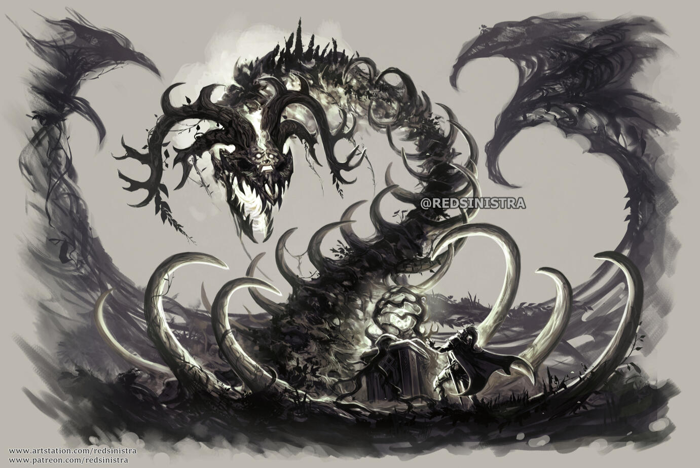 D&D - Boss Design - Dragon Gravekeeper