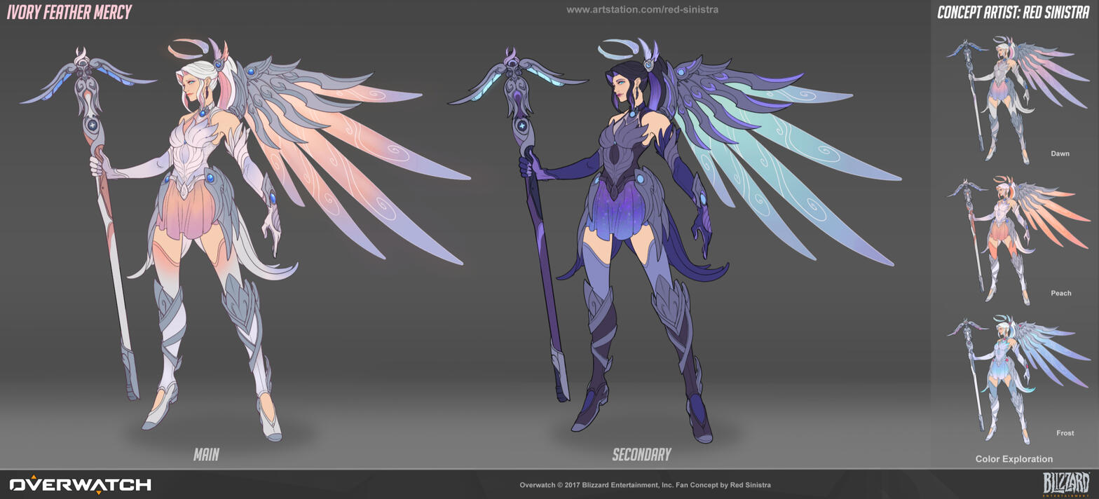 Ivory Feather Mercy (Color Variations)