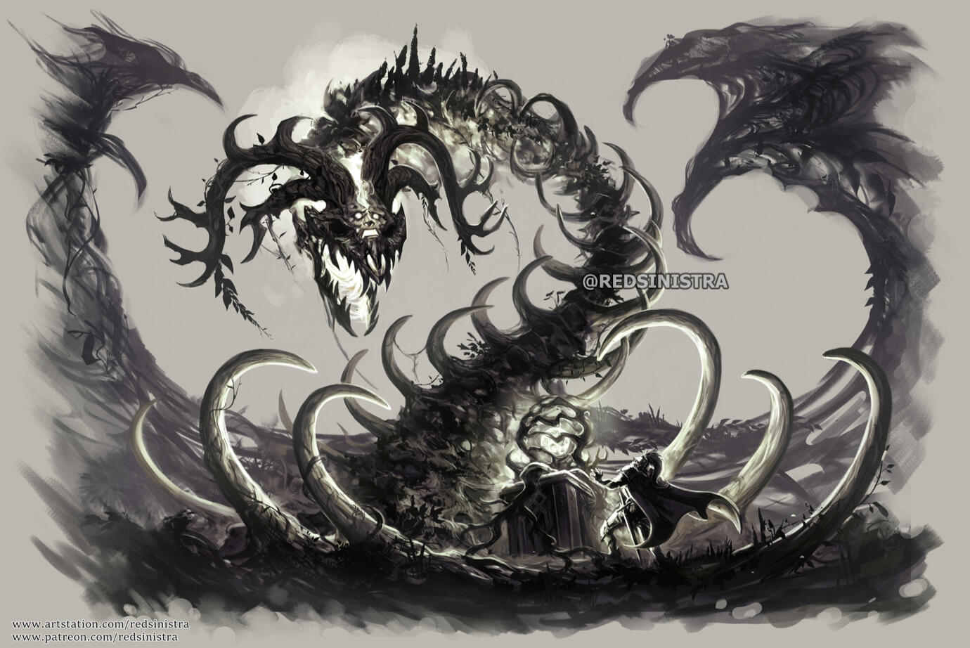 D&amp;D - Boss Design - Dragon Gravekeeper