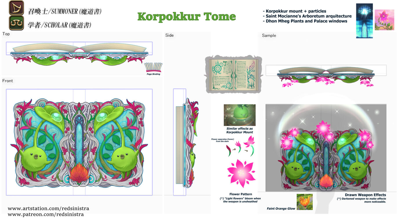 FFXIV Weapon Contest [2022] - Korpokkur Tome [Runner-Up]