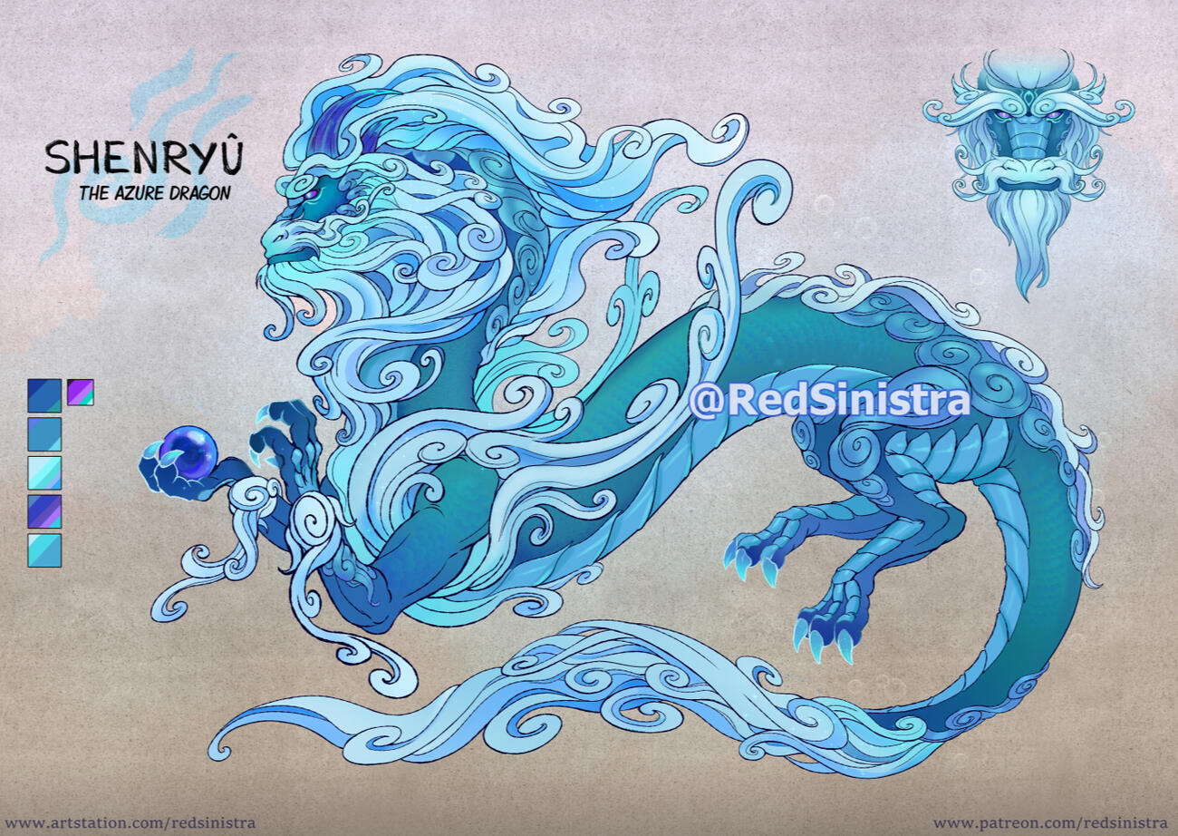 Shenryû | God of the Water, Rivers and Oceans